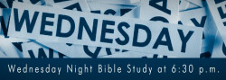 Wednesday Night Bible Study Header